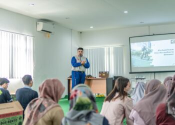 Peringati Bulan K3, Honda Banten Sosialisasikan #Cari_Aman Berkendara
