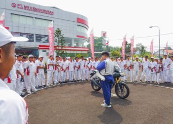 Perkuat Pesan Cari Aman, Honda Berikan Edukasi Safety Riding Bagi Pelajar