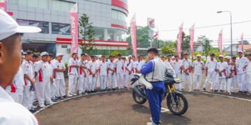 Perkuat Pesan Cari Aman, Honda Berikan Edukasi Safety Riding Bagi Pelajar