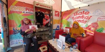 Ratusan Pemudik Motor Nikmati Layanan AHASS Siaga