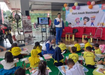 Peringati Hari Anak Nasional, Honda Banten Ajak Anak Usia Dini Mengenal Keselamatan Berkenda