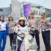 Kampanye #Cari_aman, Honda Banten Bagikan Helm ke Pengendara Motor