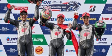 Bikin Bangga, Pebalap Astra Honda Kembali Bikin Merah Putih Berkibar di Thailand Talent Cup