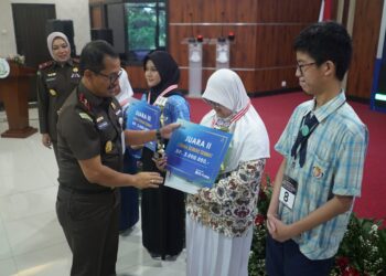 Ratusan Siswa SMP di Banten Antusias Ikuti Hakordia Kejati Banten