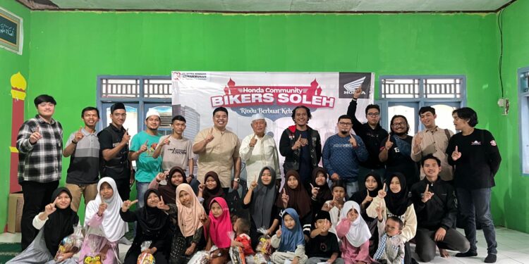 Berbagi Kebaikan Bersama Bikers Soleh