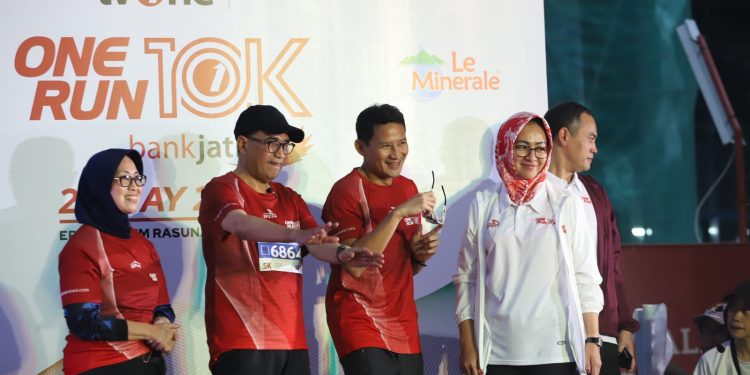 Bareng Para Menteri Jokowi, Airin Turut Ramaikan One Run 10k TvOne