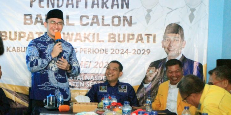 Andika Hazrumy Berpeluang Diusung Nasdem di Pilkada Kabupaten Serang 2024