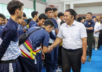 Launching Pelatda PON XXI Aceh-Sumut, Pj Gubernur Banten Al Muktabar Minta Atlet Semangat Berlatih