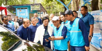 PLN-KLHK Resmikan SPKLU Hingga Konvoi Motor Listrik