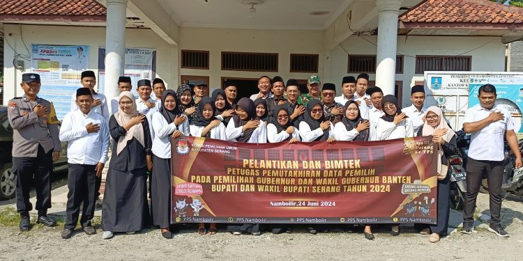 PPS Nambo Ilir Sukses Lantik dan Bimtek, Pahmi Harap Pantarlih Bekerja dengan Teliti