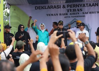 Penuh Semangat Perjuangan, Komunitas Masyarakat Kota Tangerang Deklarasi Dukung Airin
