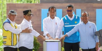 Presiden Jokowi Tandai Pembangunan PLN Hub, Pusat Ekosistem Transisi Energi dan Layanan Digital di Jantung IKN