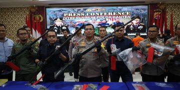 Polda Banten Ungkap Kasus Kelanjutan Perburuan Liar Badak Bercula Satu di TNUK