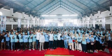 Ribuan Massa Serang Utara Siap Gerilya Menangkan Andra-Dimyati