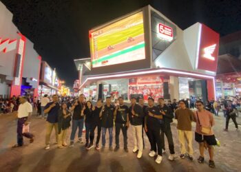 Penutupan Jakarta Fair, Paguyuban Honda Banten antusias Kunjungi Booth Honda