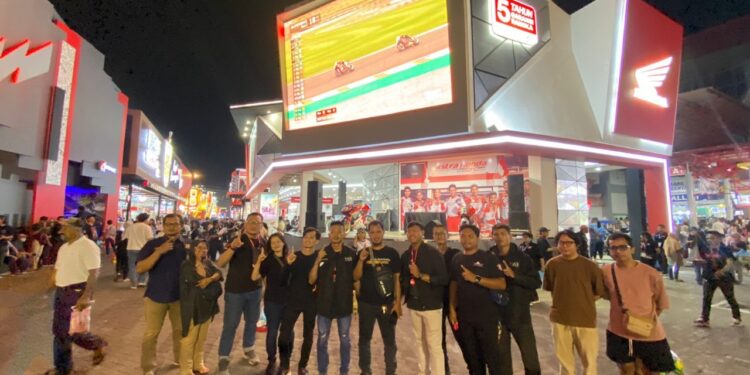 Penutupan Jakarta Fair, Paguyuban Honda Banten antusias Kunjungi Booth Honda