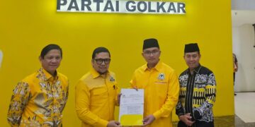 Andika-Nanang Resmi Diusung Golkar di Pilkada Kabupaten Serang