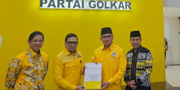 Andika-Nanang Resmi Diusung Golkar di Pilkada Kabupaten Serang