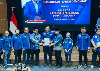 Demokrat Resmi Usung Andika-Nanang di Pilkada Kab.Serang