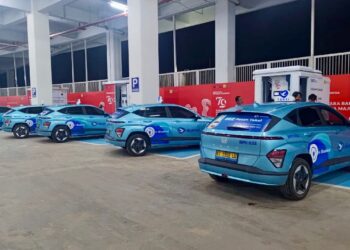 Selama Gelaran HUT RI di IKN, 18 SPKLU PLN Layani 340 Transaksi Pengisian Mobil Listrik