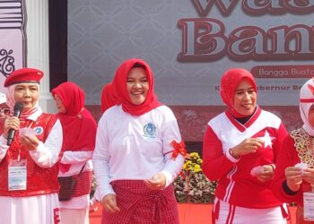Tingkatkan Kesehatan dan Kreativitas, Pemprov Banten Gelar Senam Kreasi Jambore