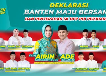 Terima Surat Rekomendasi PDI Perjuangan, Koalisi Banten Maju Bersama Dideklarasikan