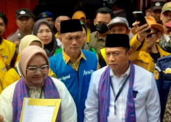 Resmi Daftar Ke KPU,  Ratu Ria-Subadri Ushuluddin Optimis Menang Didukung Lima Partai Hingga Kalangan Disabilitas