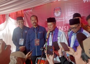 Didukung Tiga Partai, Syafrudin-Heriyanto Daftar Ke KPU Kota Serang
