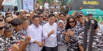 Usai Daftar Ke KPU Banten, Andra Soni-Dimyati Natakusumah Gelar Pesta Rakyat