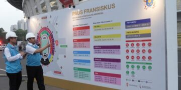 Siagakan 363 Petugas, PLN Sukses Layani Listrik Tanpa Kedip Misa Akbar Paus Fransiskus di GBK