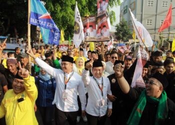 Diiring Seribuan Santri Bershalawat, Andika-Nanang Dapat Nomor Urut 1