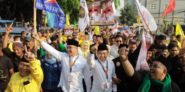 Diiring Seribuan Santri Bershalawat, Andika-Nanang Dapat Nomor Urut 1