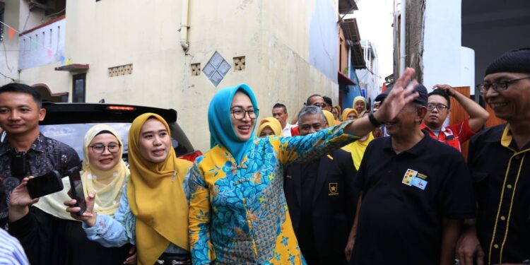 Pertama Kampanye, Airin Bicara Jaminan Kesehatan Gratis