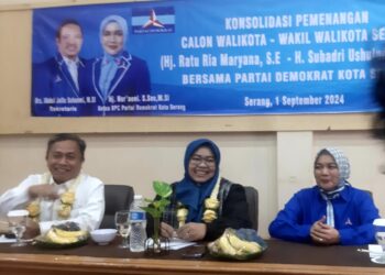 Ketua Demokrat Kota Serang Gerakan Mesin Partai Dukung Penuh Ratu Ria-Subadri Ushuludin