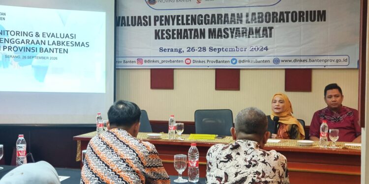 Dinkes Banten Evaluasi Sistem Kerja Labkesmas Cegah Penyebaran Penyakit