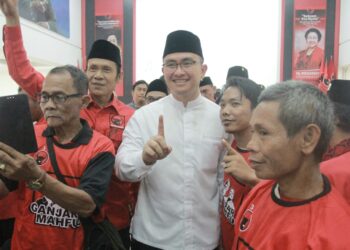 Andika-Nanang Paparkan 13 Program Unggulan di Hadapan Kader Banteng Kabupaten Serang