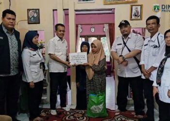 Dinsos Banten Santuni Keluarga Korban Tersambar Petir di Pandeglang