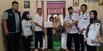 Dinsos Banten Santuni Keluarga Korban Tersambar Petir di Pandeglang