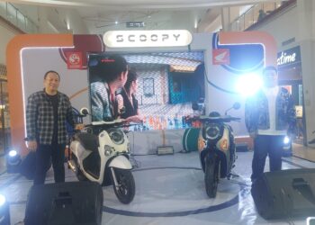 New Honda Scoopy Generasi Terbaru Mengaspal di Kota Serang