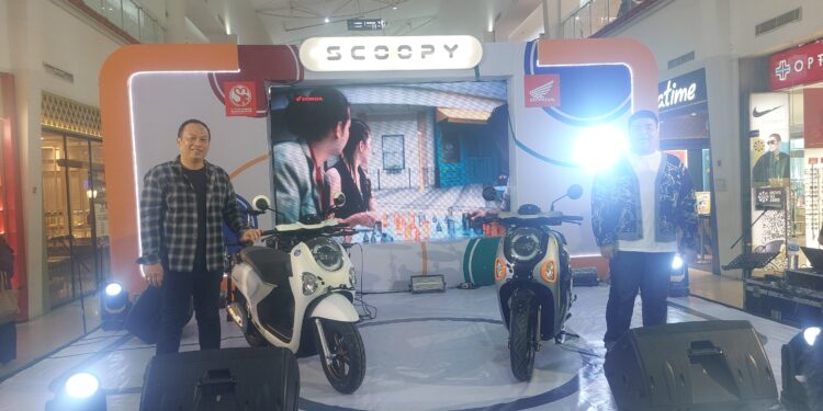 New Honda Scoopy Generasi Terbaru Mengaspal di Kota Serang