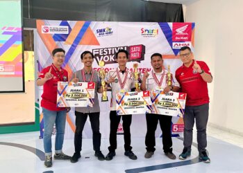 SMKN 6 Kota Serang Borong Juara di Festival Vokasi Satu Hati 2025 Regional Banten