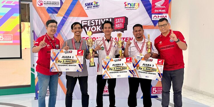 SMKN 6 Kota Serang Borong Juara di Festival Vokasi Satu Hati 2025 Regional Banten