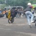Aksi Freestyle Motor Listrik Memukau Penonton di Banten Electric Vehicle