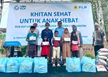 PLN UID Banten Lalui UP3 ULP Labuan Gelar Khitanan Massal