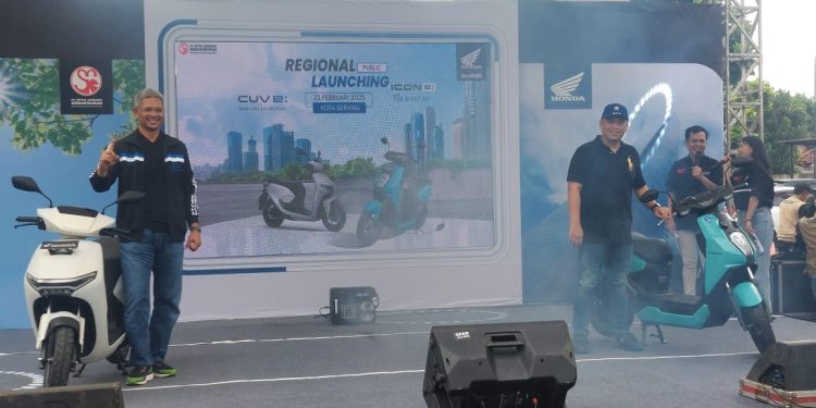 Honda Motor Resmi Perkenalkan Sepeda Motor Listrik Terbaru di Banten