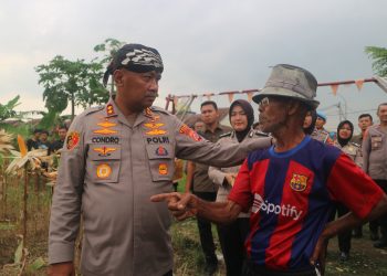 Kapolres Serang Rayakan Panen Jagung Hibrida Bareng Petani