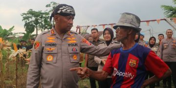 Kapolres Serang Rayakan Panen Jagung Hibrida Bareng Petani