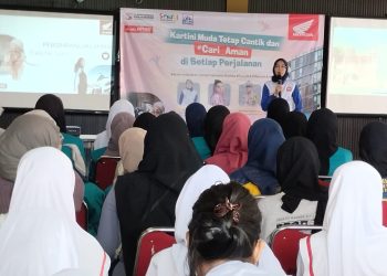 Honda Banten Ajak Kartini Muda Universitas Faletehan #Cari_Aman di Jalan Raya