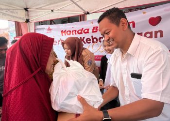 Honda Banten Salurkan 165 Paket Sembako kepada Warga Warung Jaud