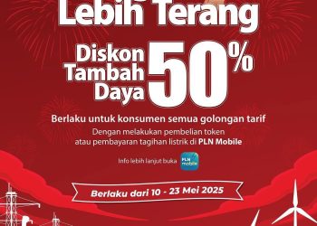 PLN Hadirkan Promo Diskon 50 Persen Layanan Tambah Daya Listrik